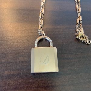 Stella and Dot Rose Gold Long Lock Necklace